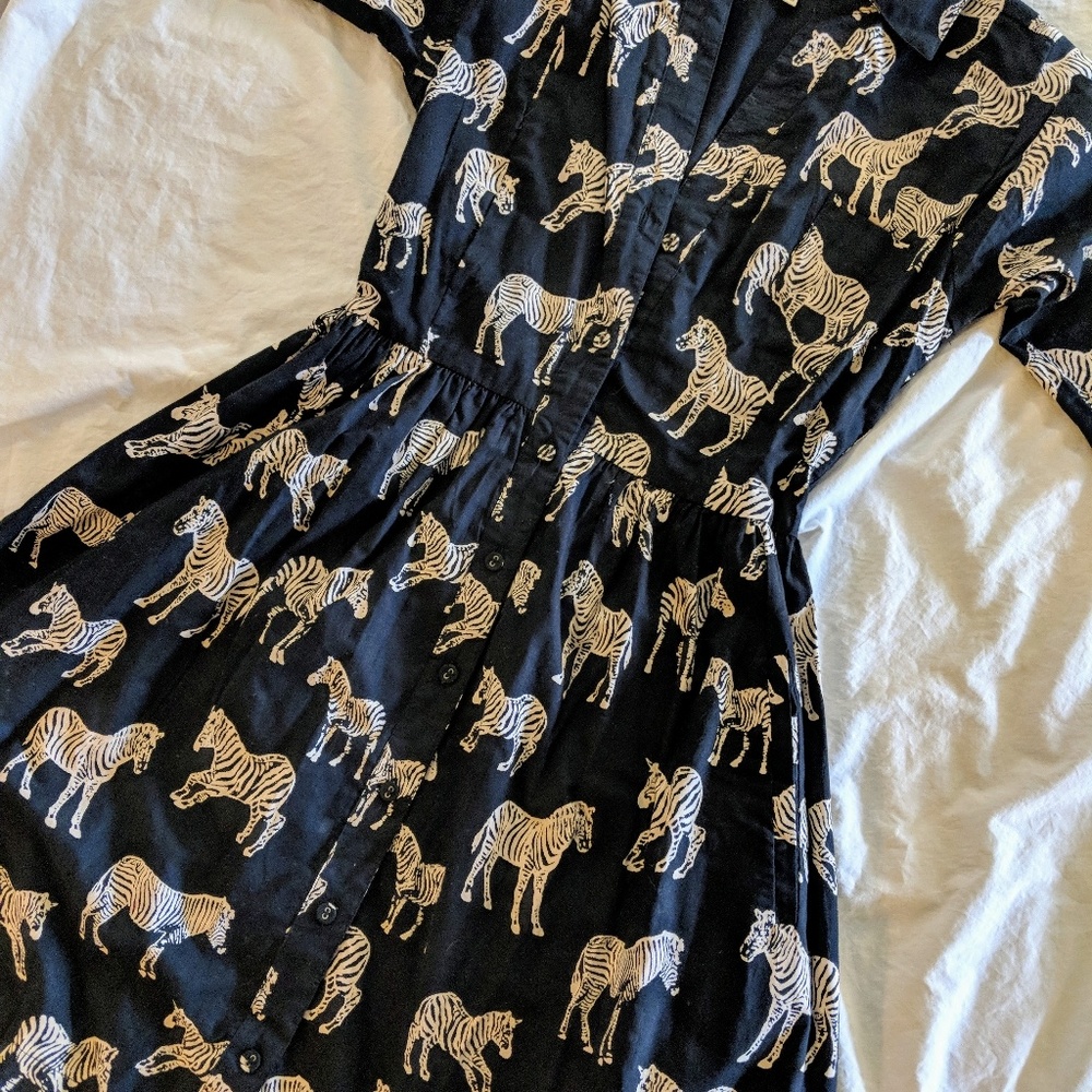 Anthropologie Black Porridge Hilda Dress